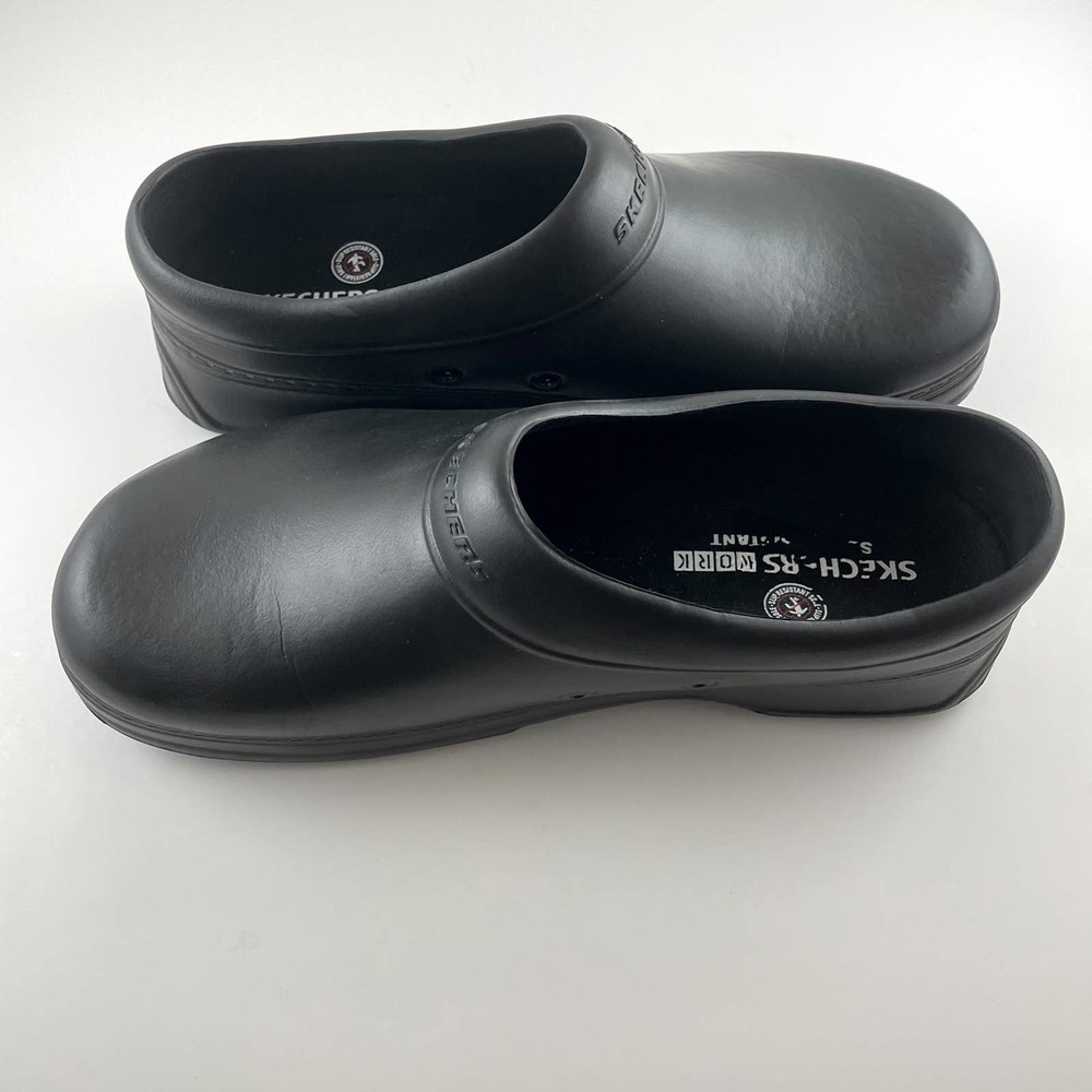 Skechers Men’s Work Slip-on Slip Resistant  Casual Clog - Picture 7 of 10